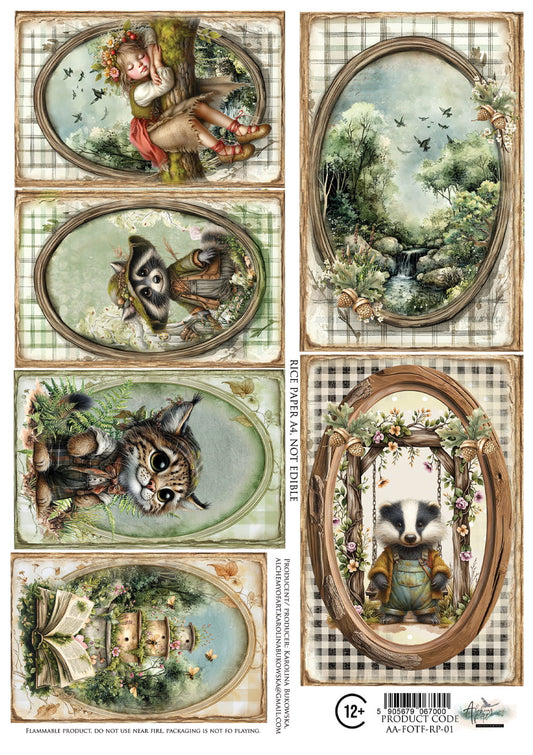 AlchemyOfArt - Friends of the forest - rispapir 01