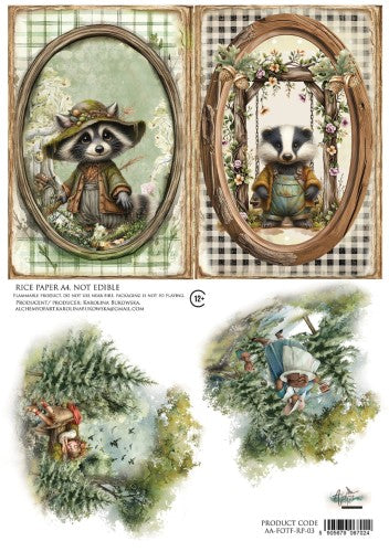 AlchemyOfArt - Friends of the forest - rispapir 03