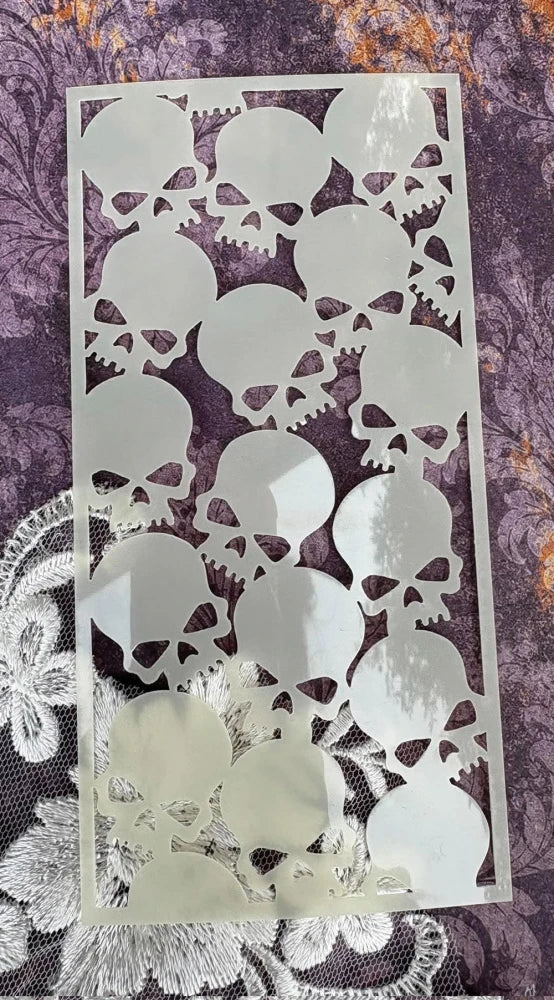 AlchemyOfArt - Halloween-stencil – hodeskall 03