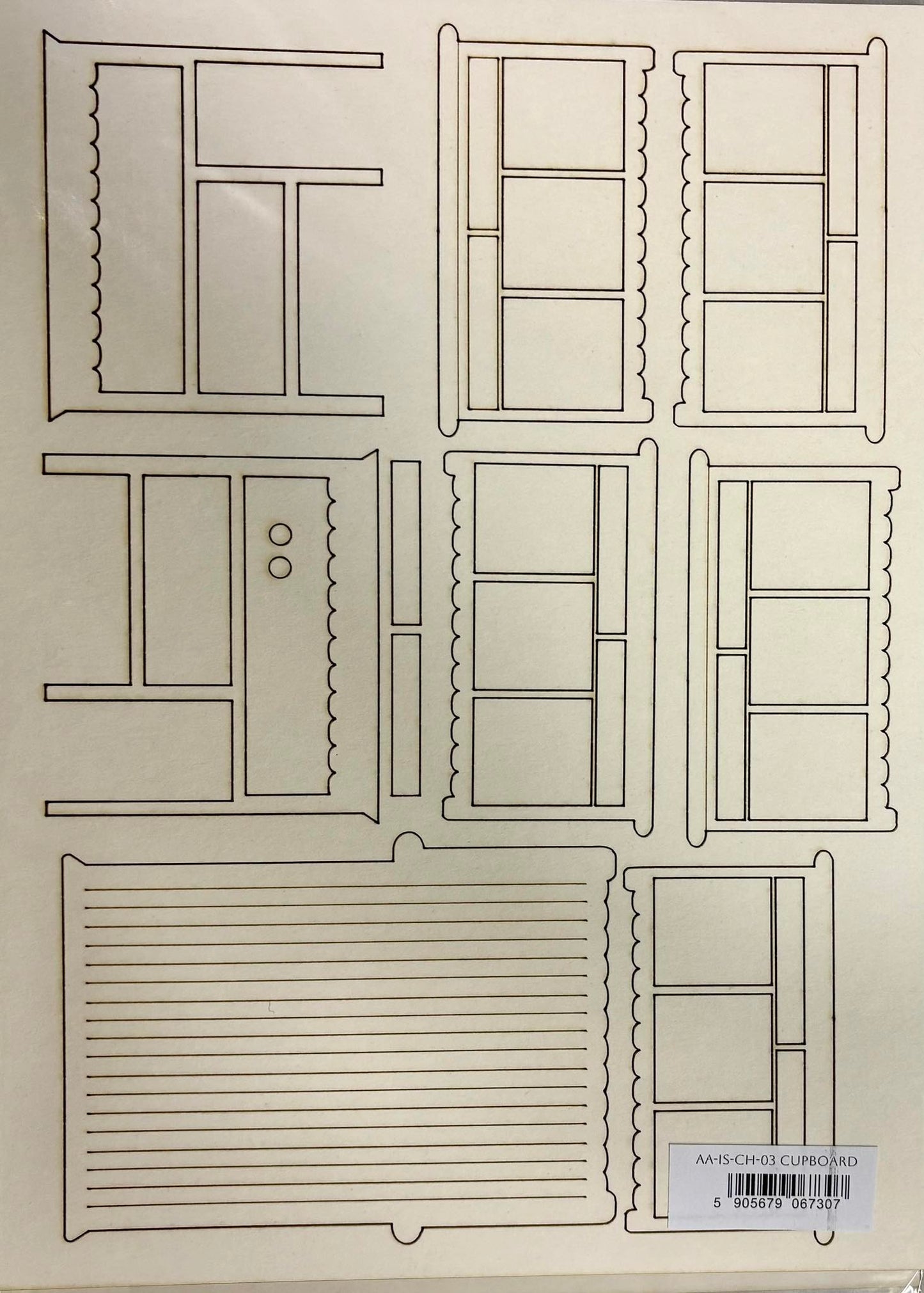 AlchemyOfArt - Chipboard - Vitrineskap