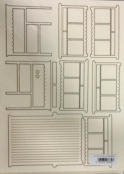 AlchemyOfArt - Chipboard - Vitrineskap