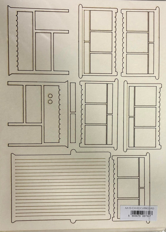 AlchemyOfArt - Chipboard - Vitrineskap