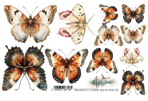 Alchemyofart - In Silence - Sommerfugler kreativfolie