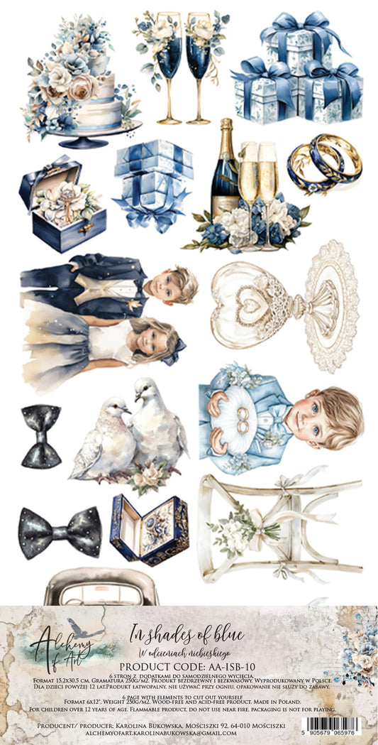 AlchemyOfArt - In shades of blue - klippeblokk