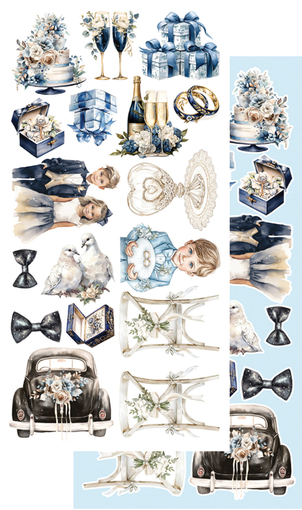 AlchemyOfArt - In shades of blue - klippeblokk