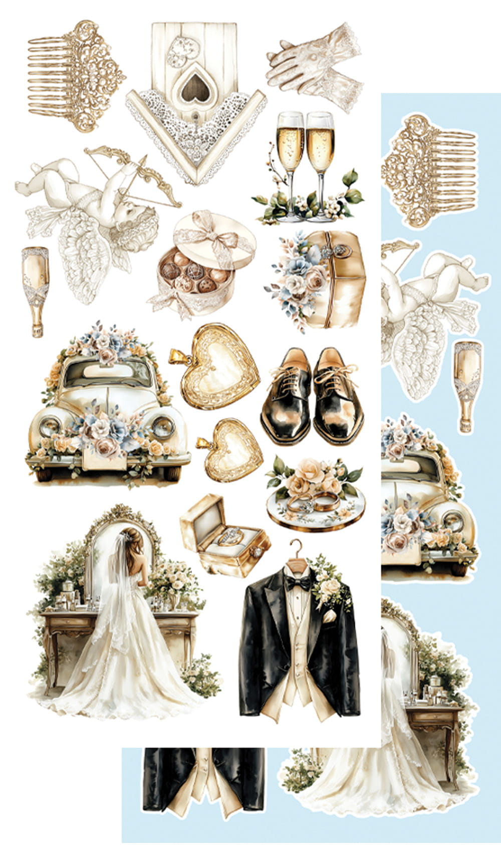 AlchemyOfArt - In shades of blue - klippeblokk