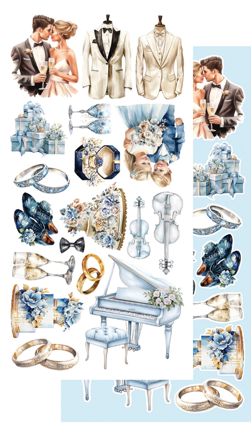 AlchemyOfArt - In shades of blue - klippeblokk