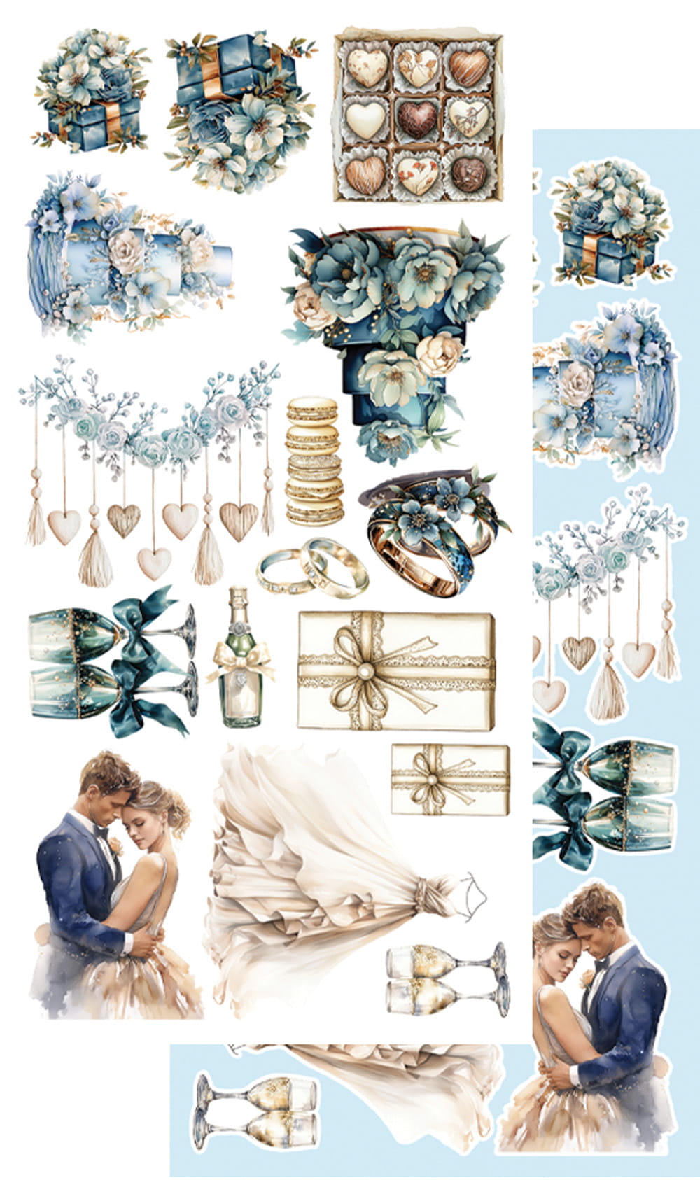 AlchemyOfArt - In shades of blue - klippeblokk