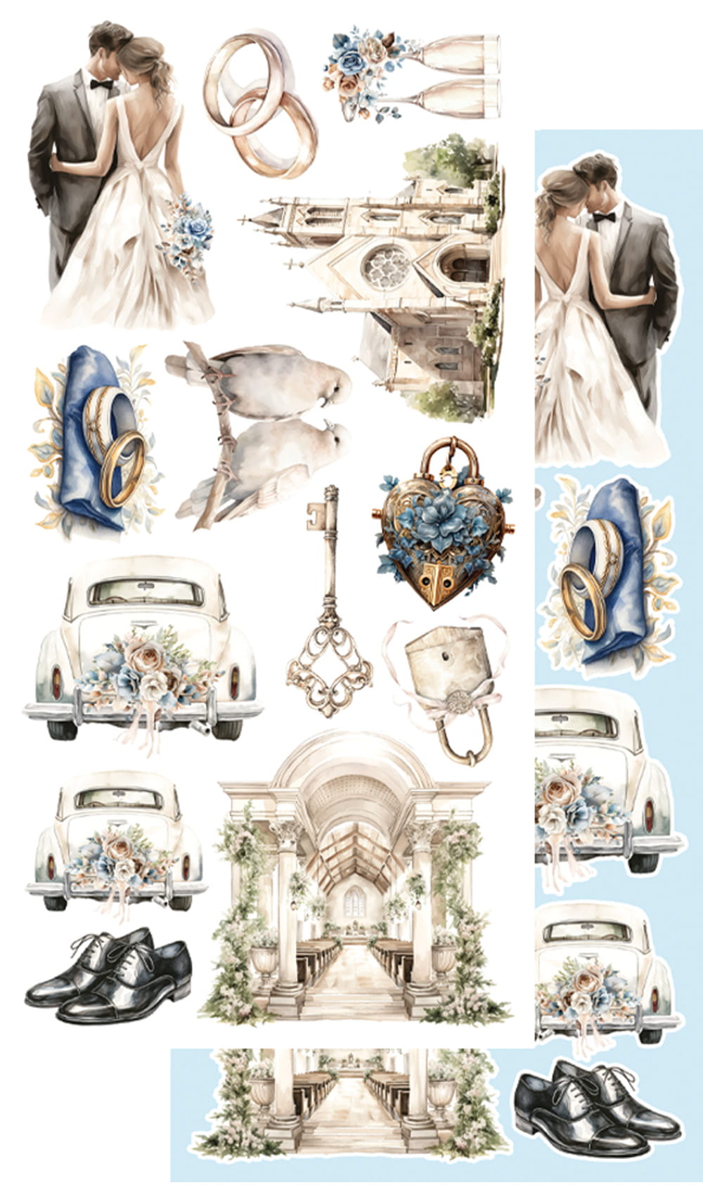 AlchemyOfArt - In shades of blue - klippeblokk