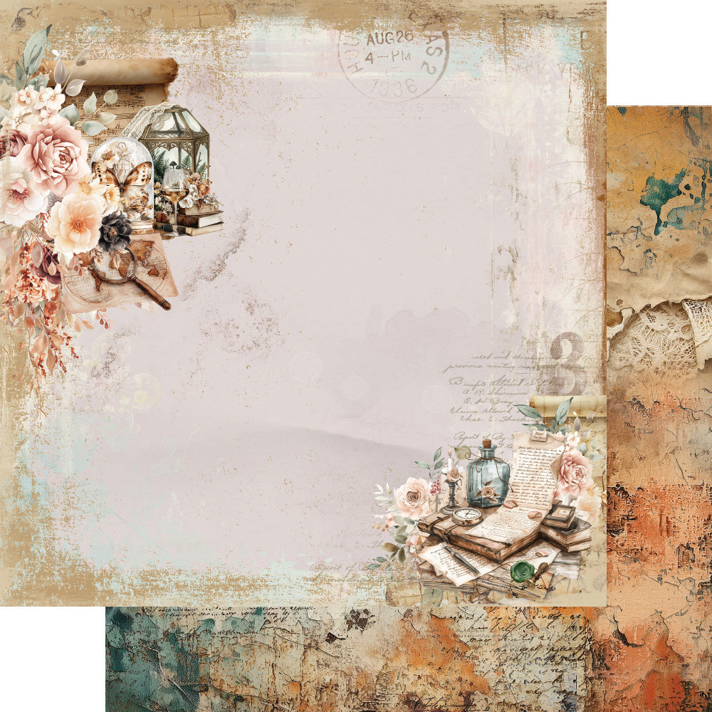 AlchemyOfArt - In the library 12x12"