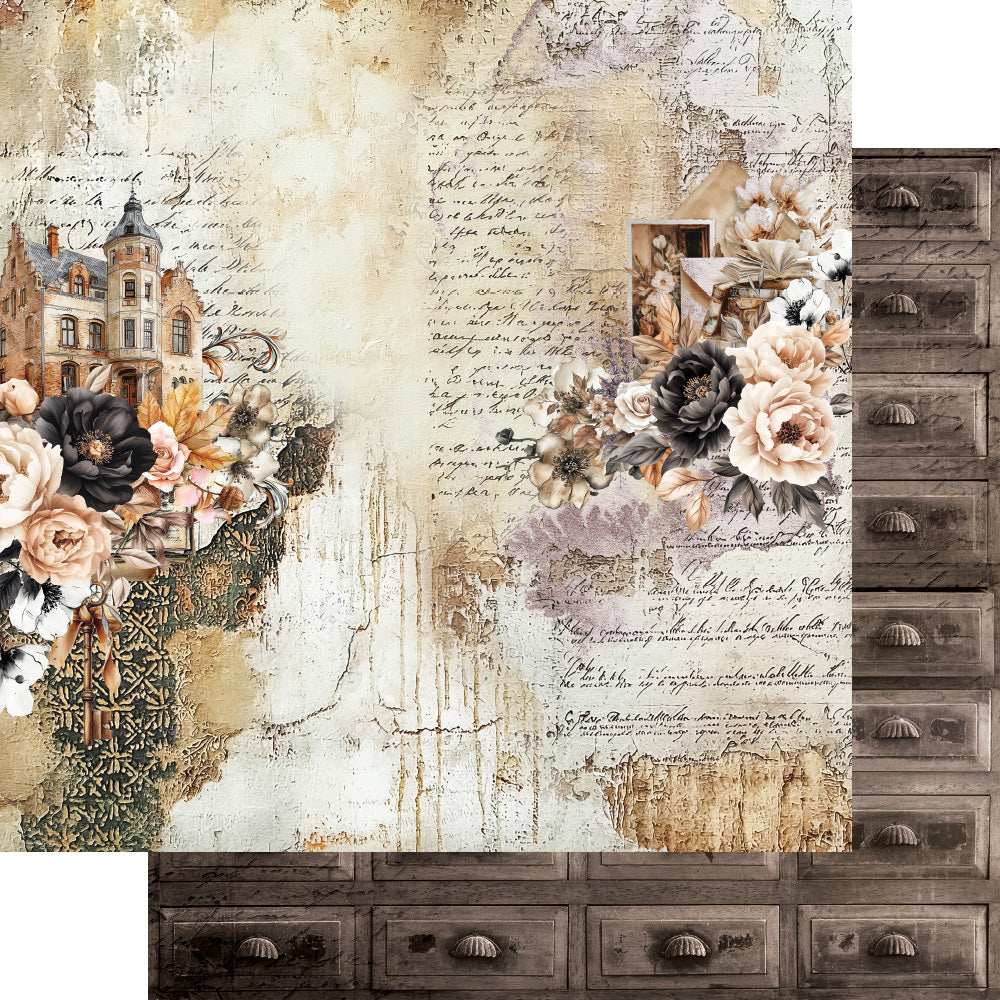 AlchemyOfArt - In the library 12x12"