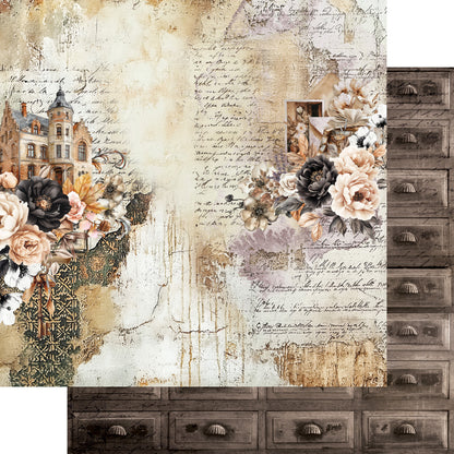 AlchemyOfArt - In the library 12x12"