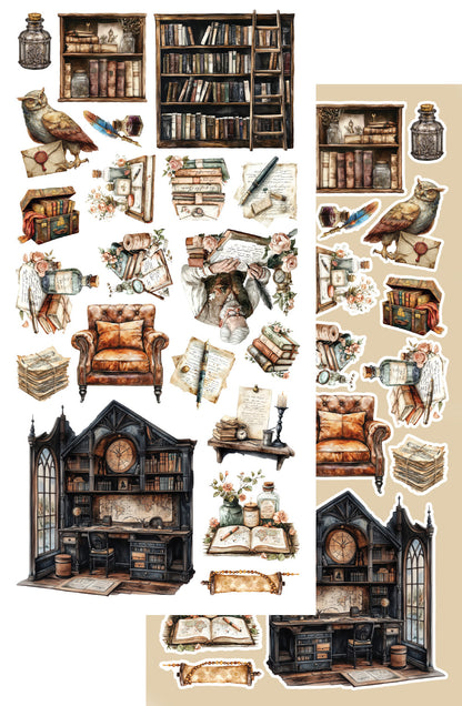 AlchemyOfArt - In the library - klippeblokk