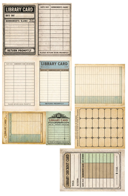 AlchemyOfArt - In the library - klippeblokk journaling