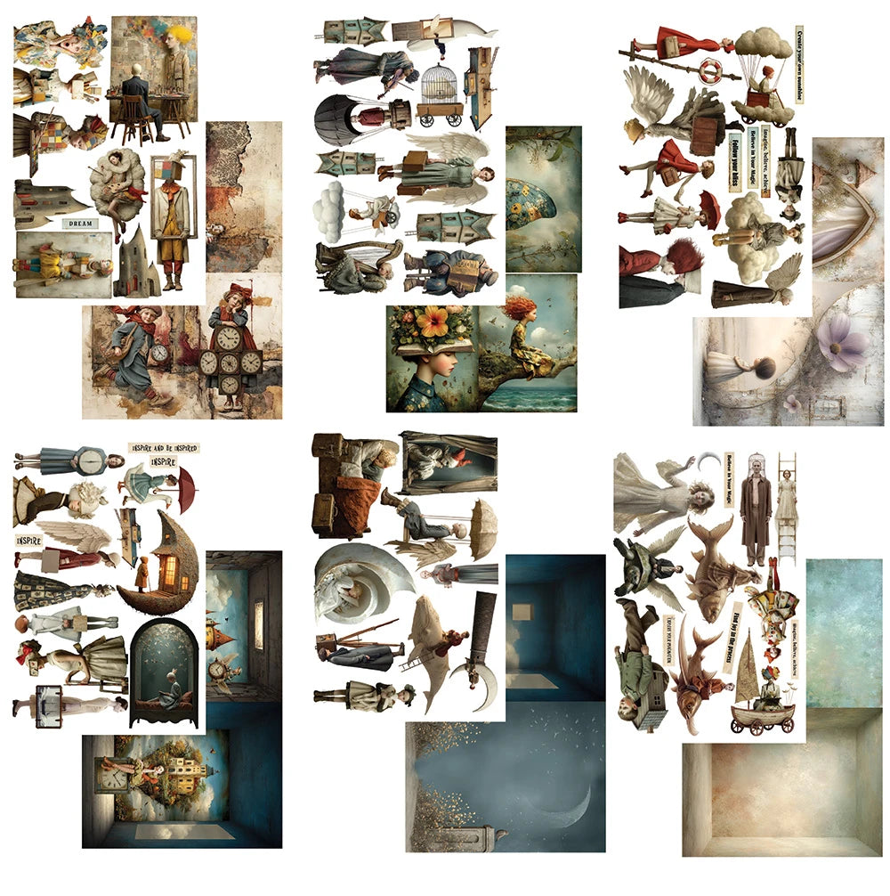 Alchemy of Art – In the Land of Art | Art Journal & Collage Book A4