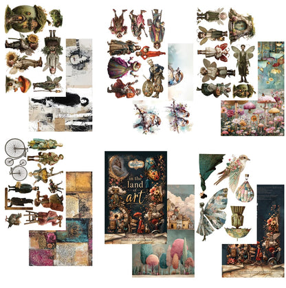Alchemy of Art – In the Land of Art | Art Journal & Collage Book A4