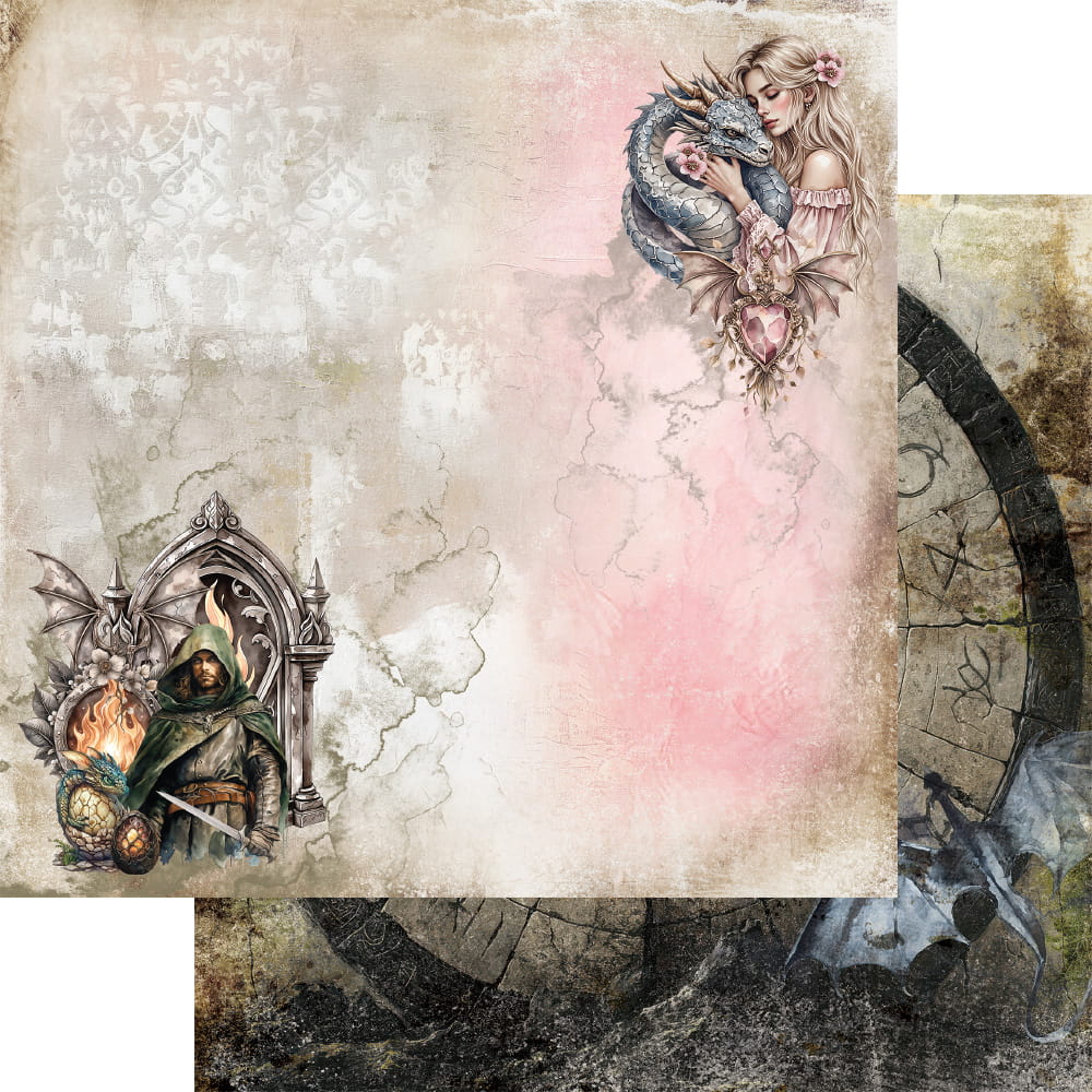AlchemyOfArt - The Legends of the Dragons 8x8"