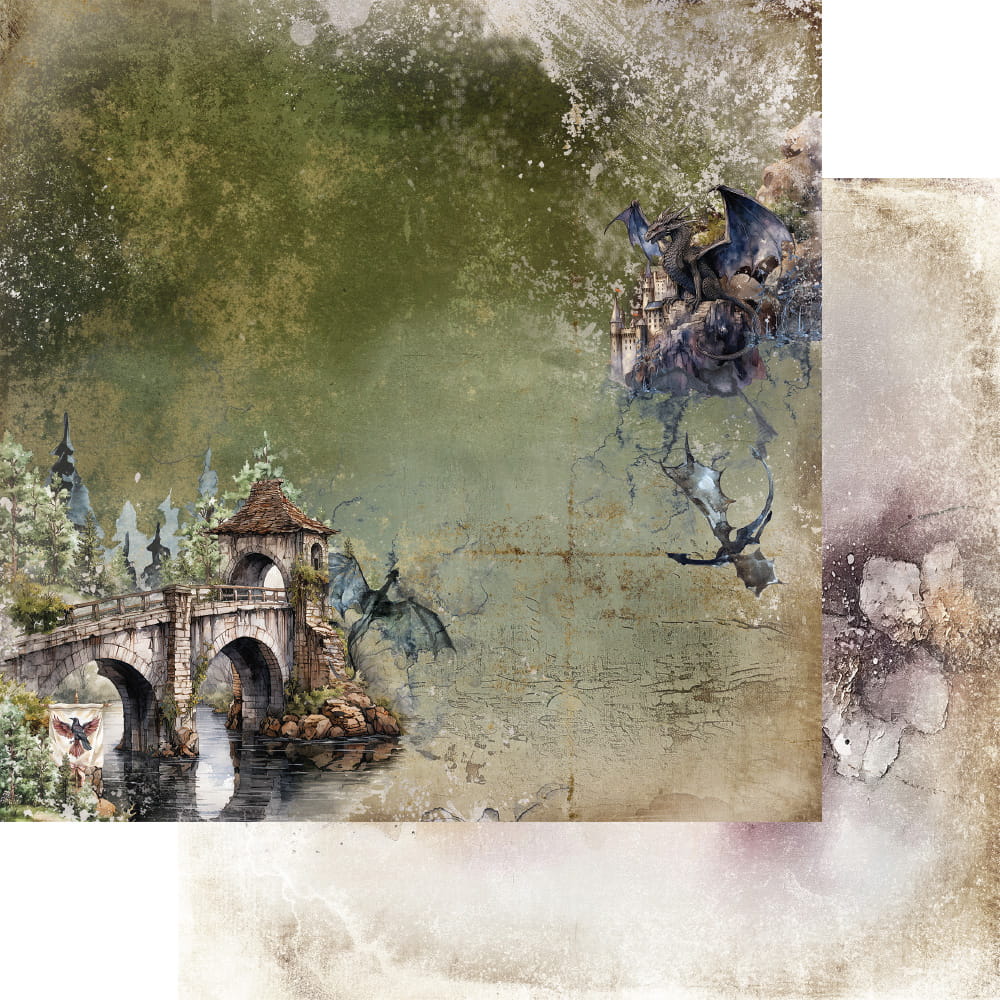 AlchemyOfArt - The Legends of the Dragons 8x8"