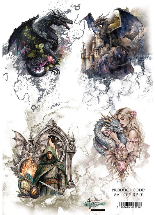 AlchemyOfArt - The Legends of the Dragons - rispapir 01