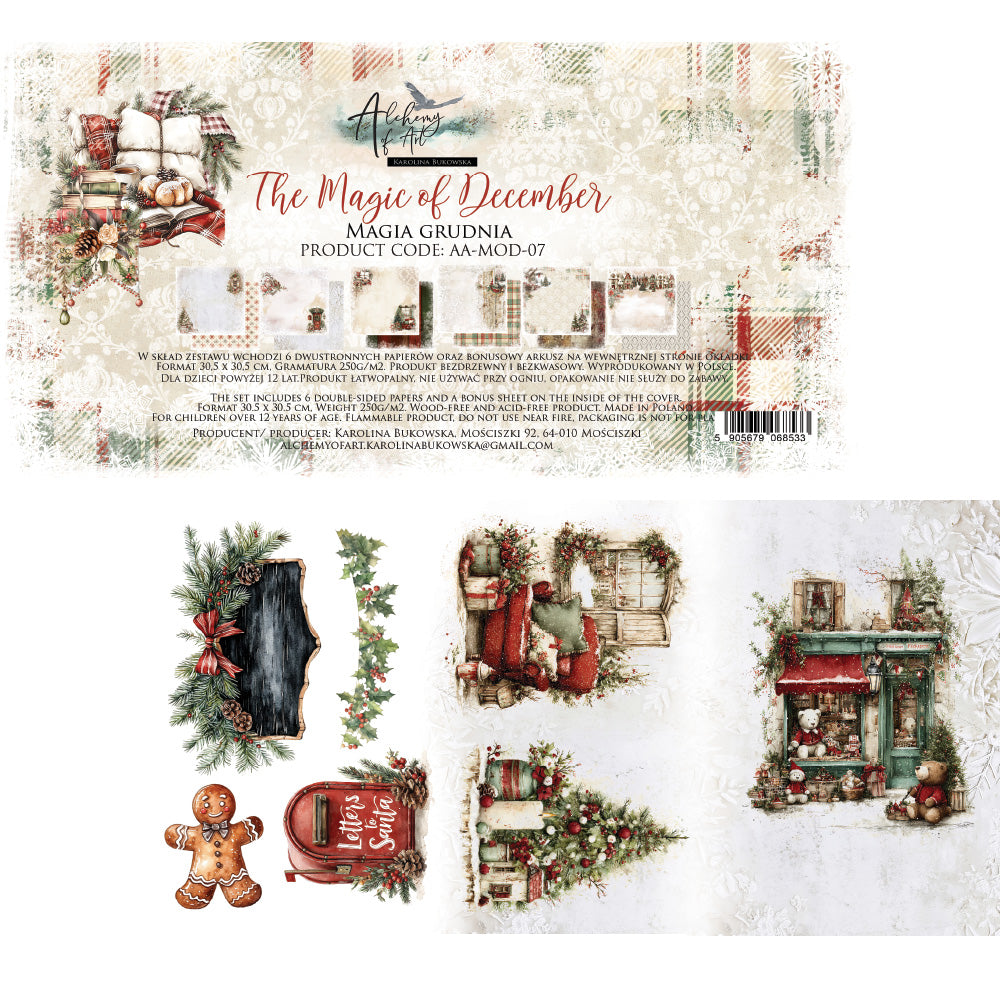 AlchemyOfArt - The magic of december 12x12"