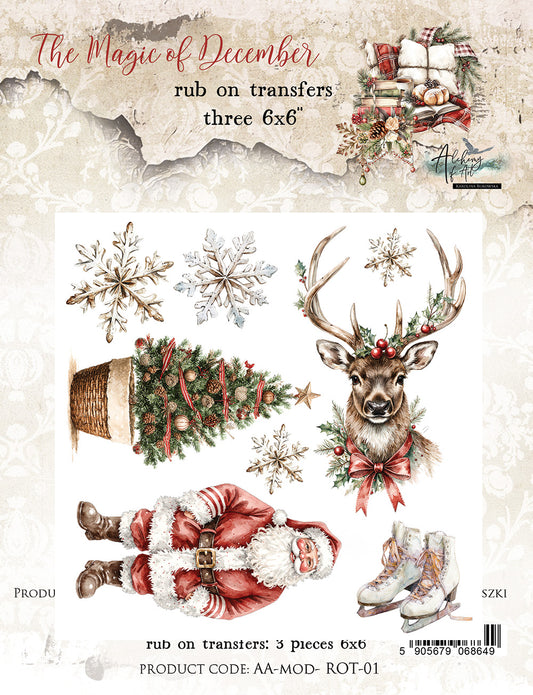 AlchemyOfArt - The magic of december - Rub On 6x6"