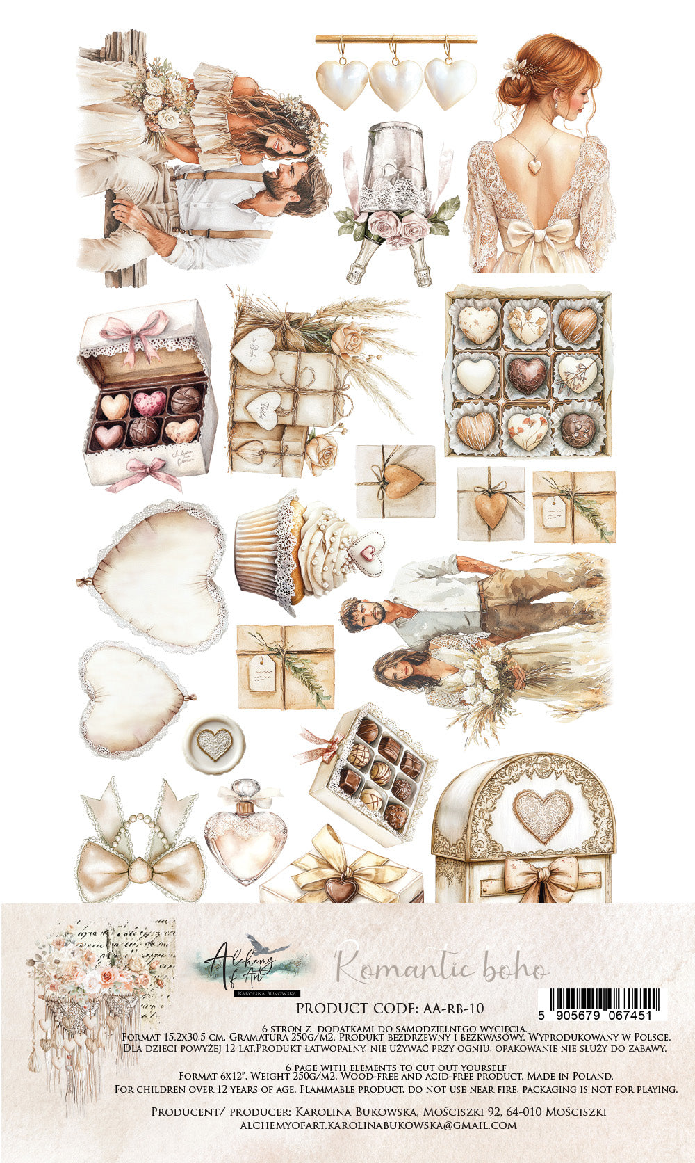 AlchemyOfArt - Romantic Boho - klippeblokk