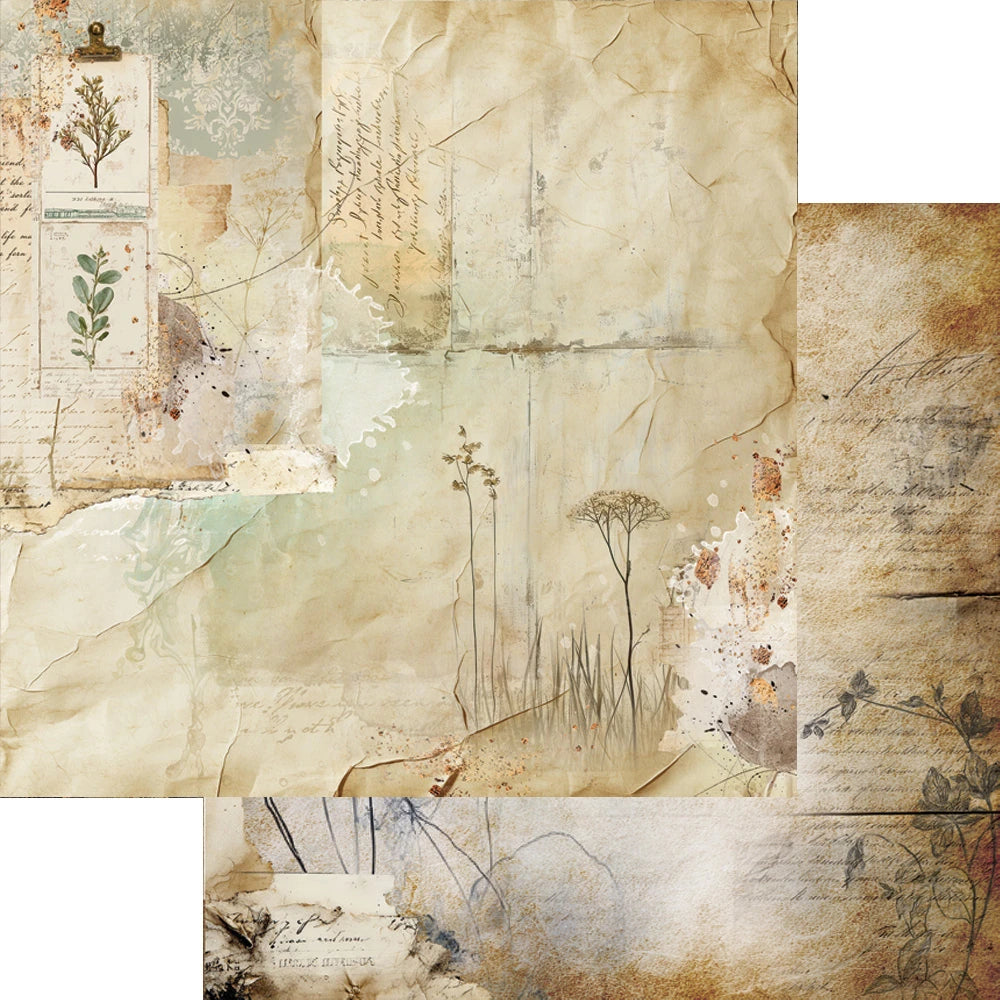 Alchemy of Art – Vintage Botanical – Papirblokk 6x6"