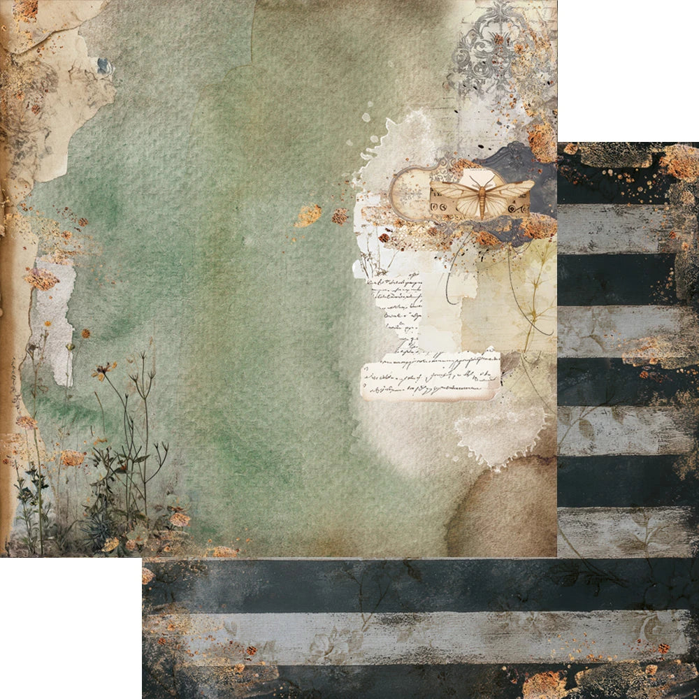 Alchemy of Art – Vintage Botanical – Papirblokk 6x6"