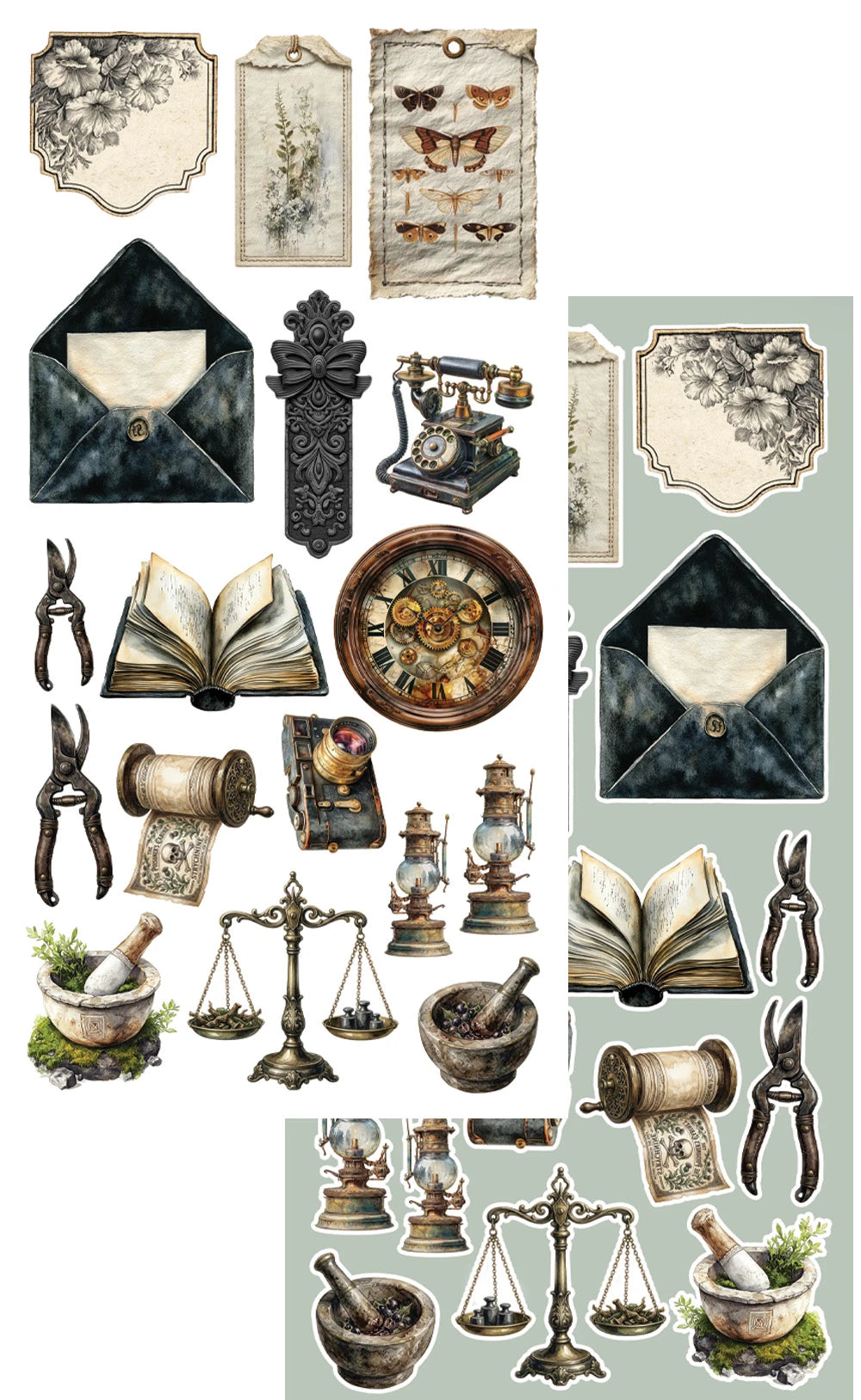 Alchemy of Art – Vintage Botanical – Klippeblokk 6x12"