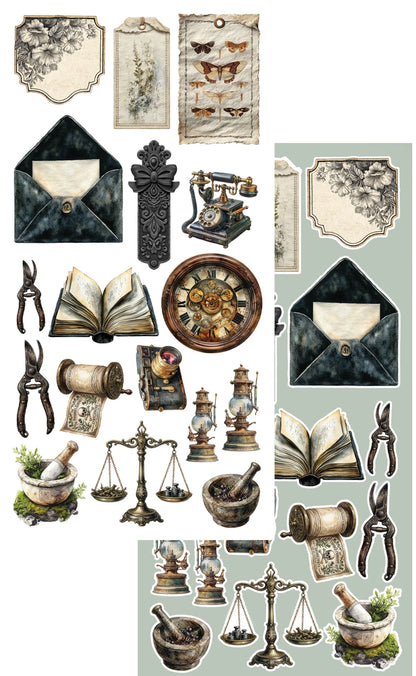 Alchemy of Art – Vintage Botanical – Klippeblokk 6x12"