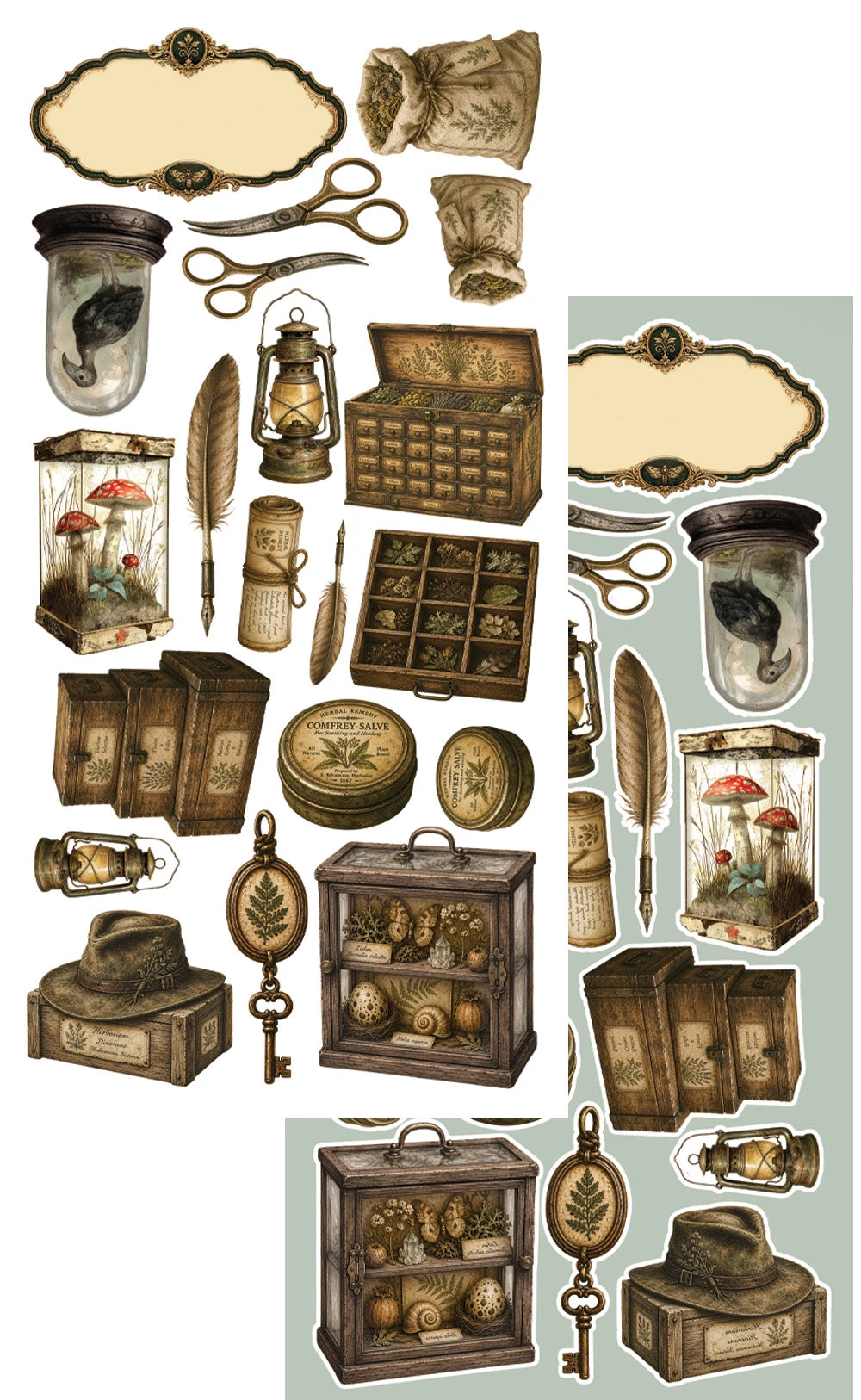 Alchemy of Art – Vintage Botanical – Klippeblokk 6x12"