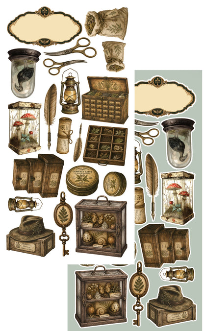 Alchemy of Art – Vintage Botanical – Klippeblokk 6x12"