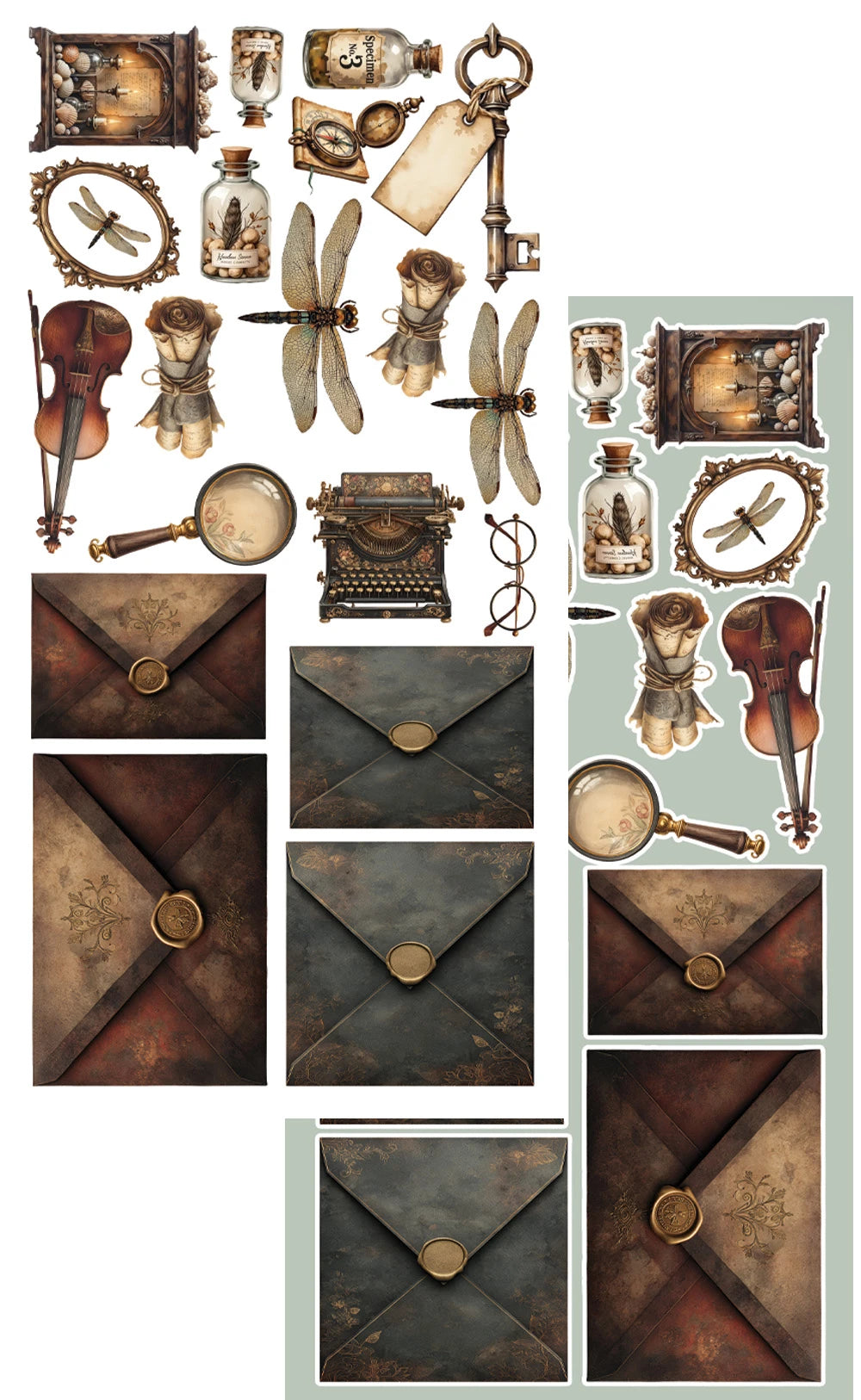 Alchemy of Art – Vintage Botanical – Klippeblokk 6x12"