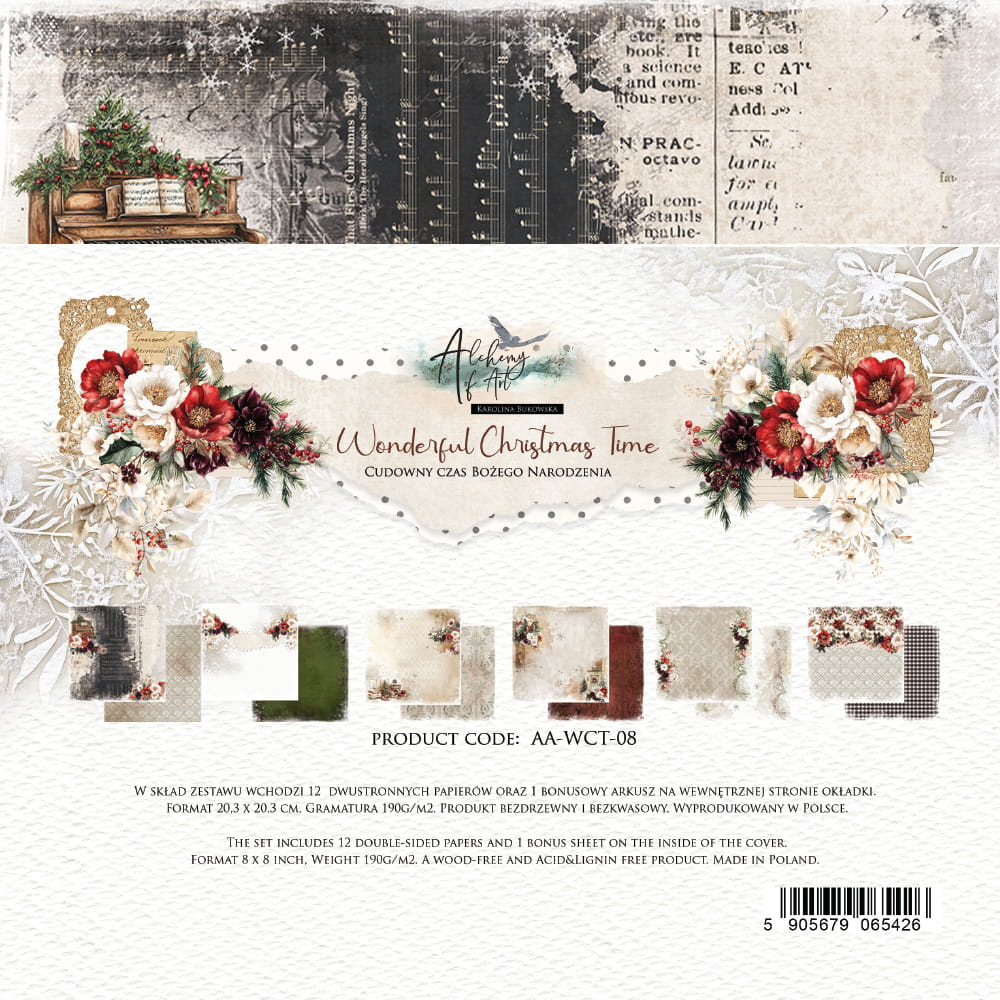 AlchemyOfArt - Wonderful Christmas Time - 8x8"