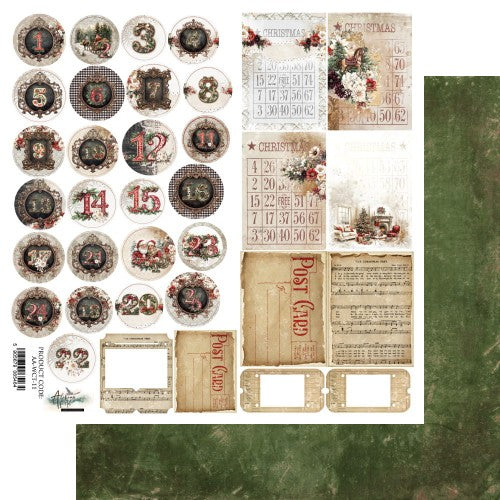 AlchemyOfArt - Wonderful Christmas Time - klippeark 12x12"