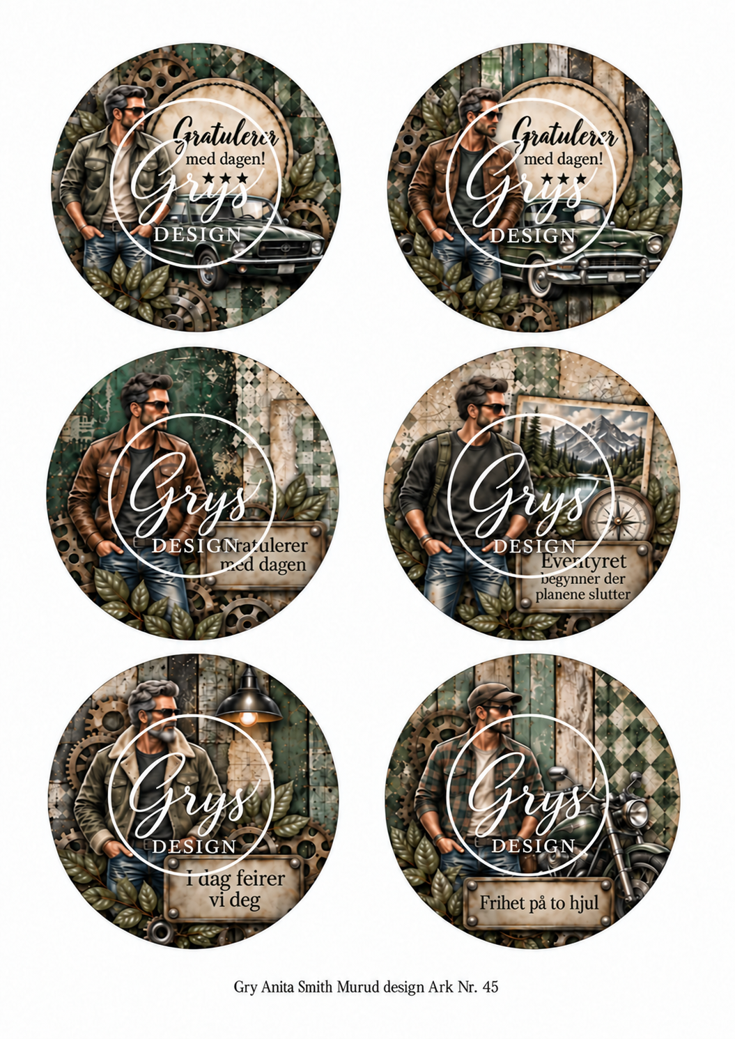 Gry Anita Smith Murud design -  ark nr 45