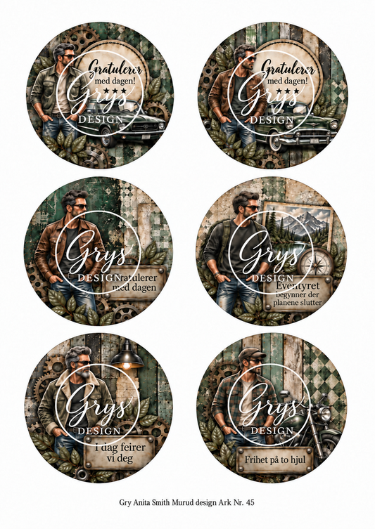 Gry Anita Smith Murud design -  ark nr 45