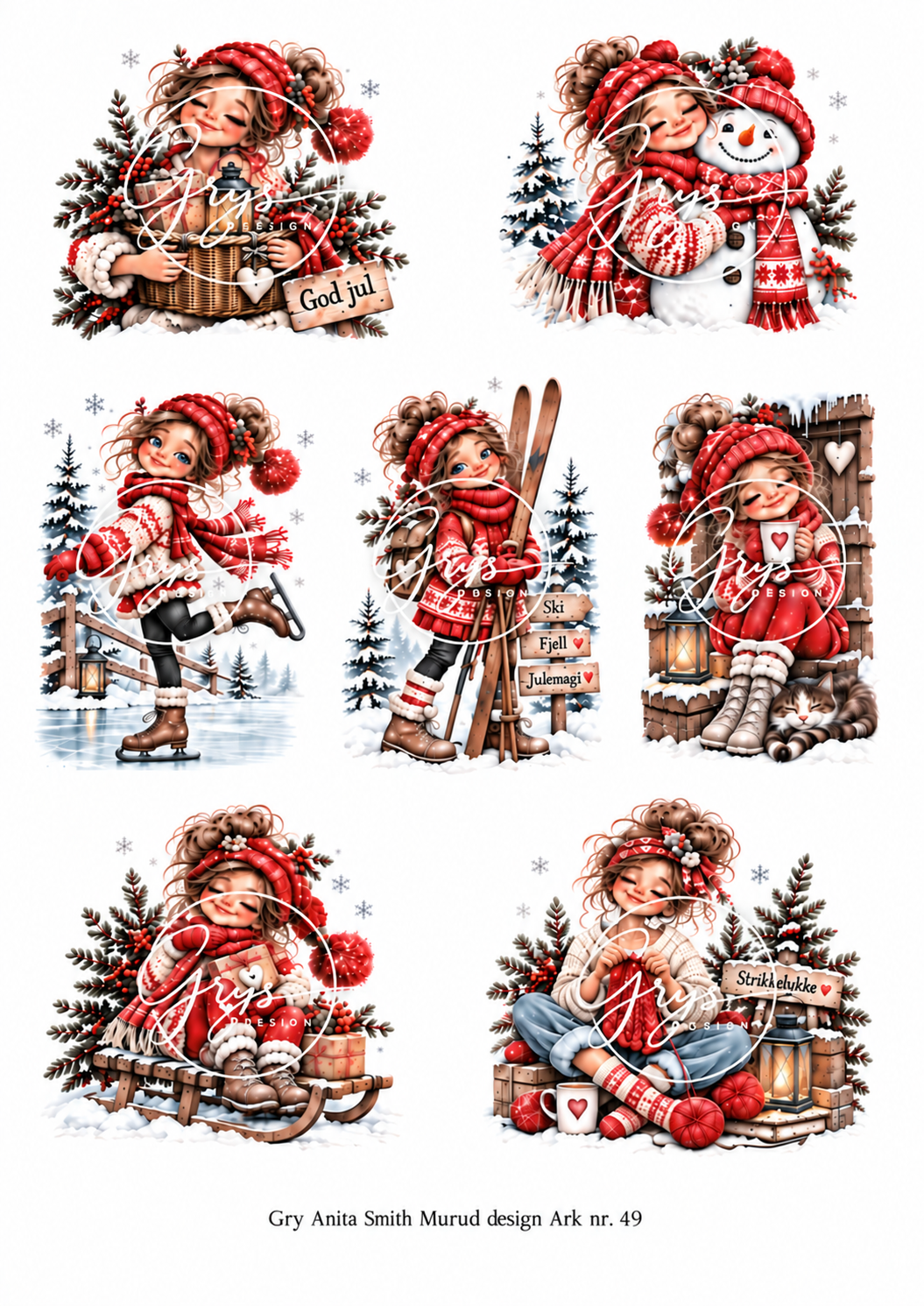 Gry Anita Smith Murud design -  ark nr 49