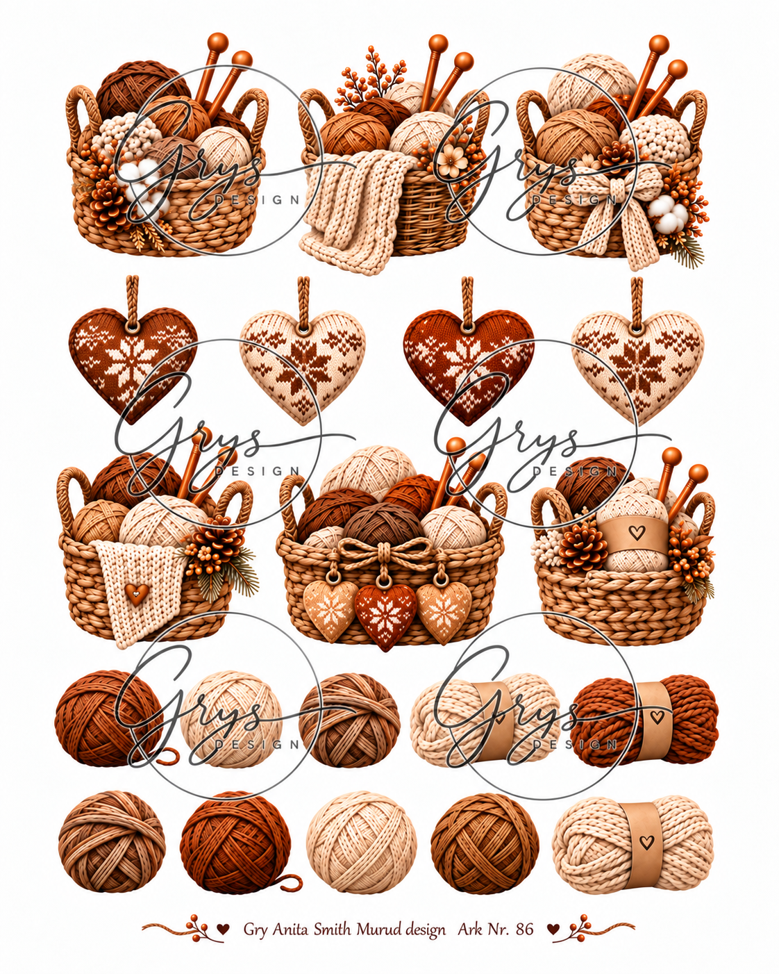 Gry Anita Smith Murud design -  ark nr 86