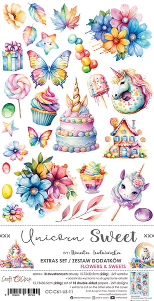 Craft o`Clock - Unicorn Sweet - flowers & sweets