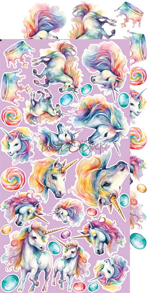 Craft o`clock - Unicorn Sweet - mix klippebok