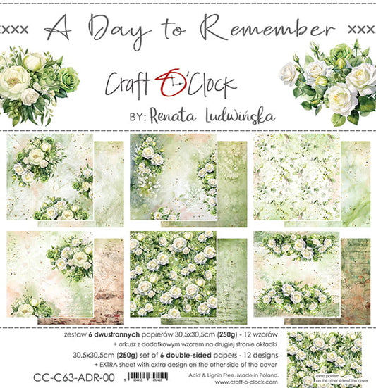 Craft o`clock -A Day To Remember  - 12x12 inch