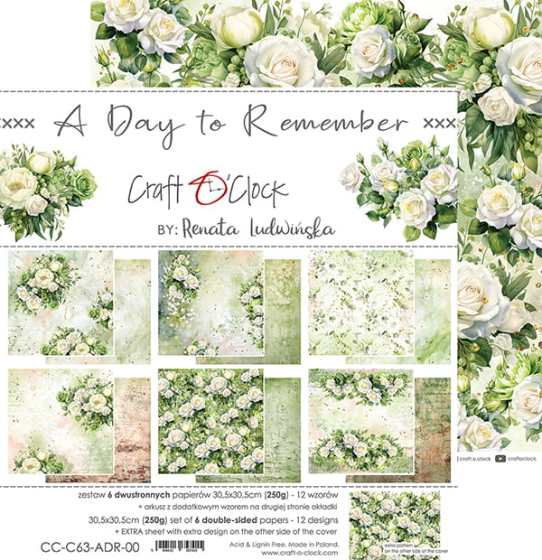 Craft o`clock -A Day To Remember  - 12x12 inch