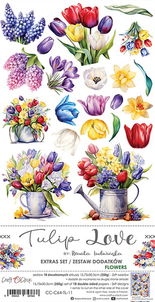 Craft o`clock - Tulip Love - blomster