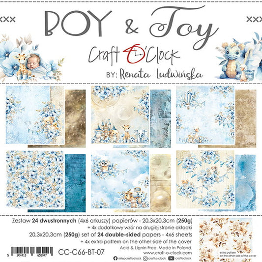 Craft o`clock Boy & Toy - 8x8"