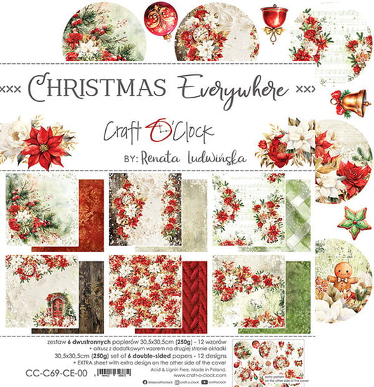 Craft o`clock Christmas Everywhere 12x12"