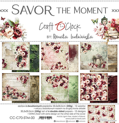 Craft o`clock Savor the moment 12x12"