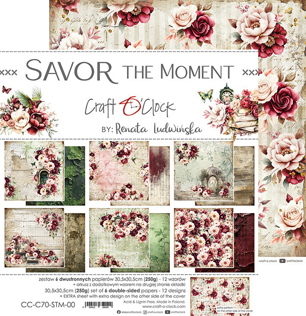 Craft o`clock Savor the moment 12x12"