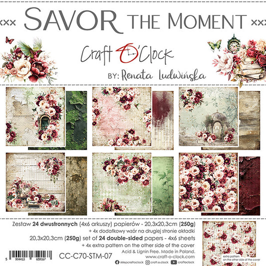 Craft o`clock - Savor the moments 8x8"