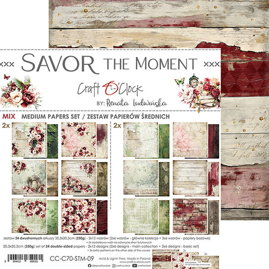 Craft o`clock - Savor the moments 8x8" mix